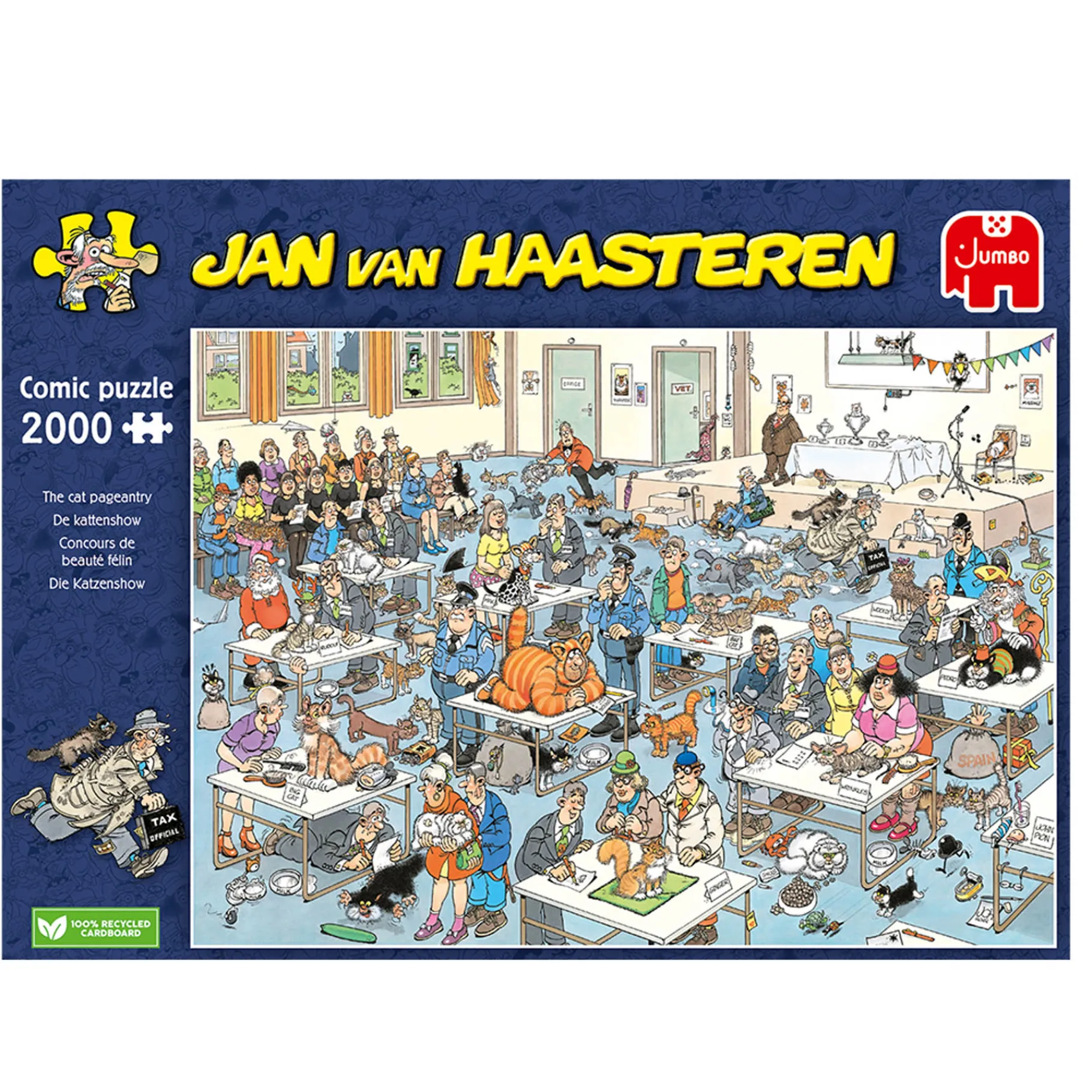 Legpuzzels>Jumbo Jan Van Haasteren Puzzel De Kattenshow 2000 Stukjes