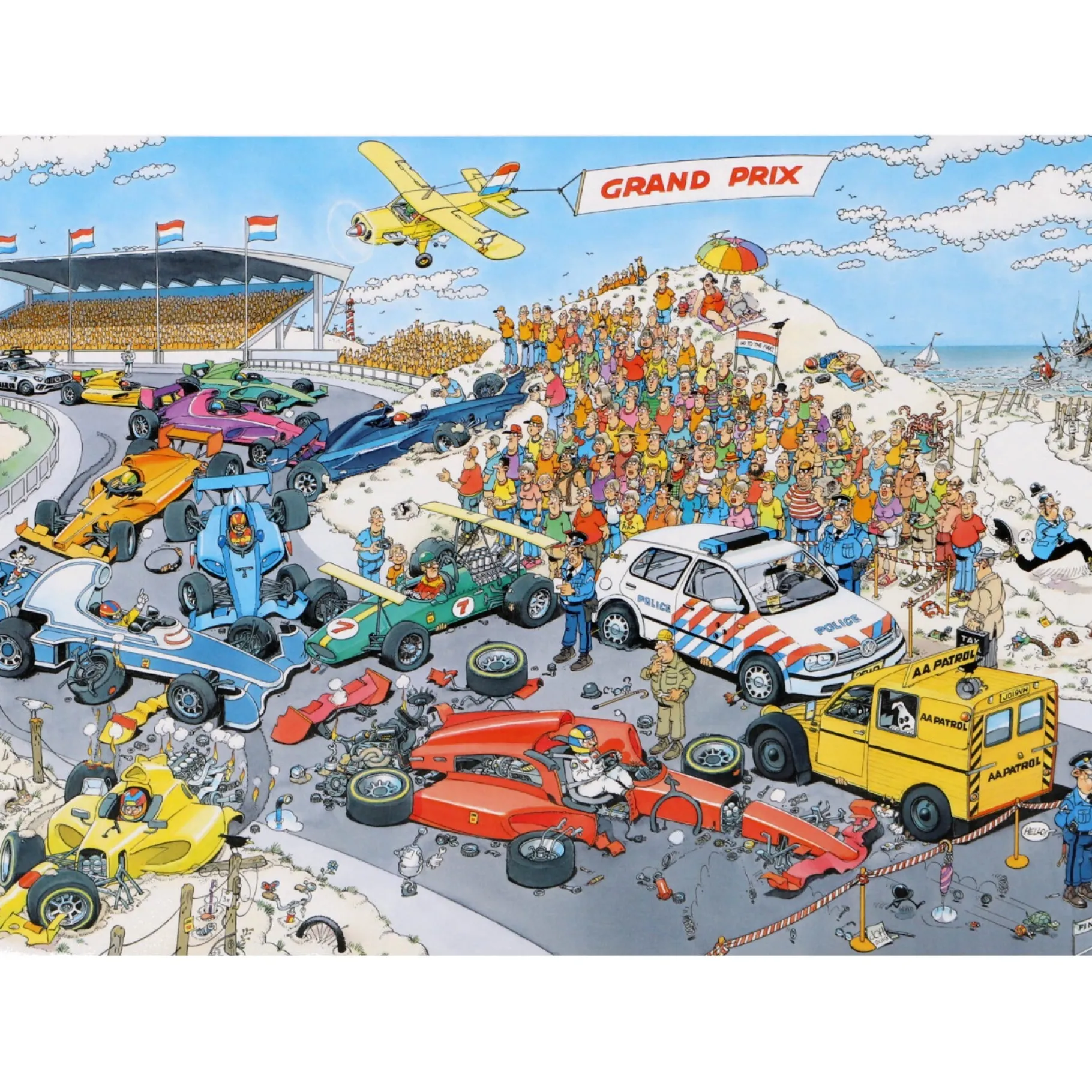 Legpuzzels>Jumbo Jan Van Haasteren Puzzel Formule 1 De Start 1000 Stukjes
