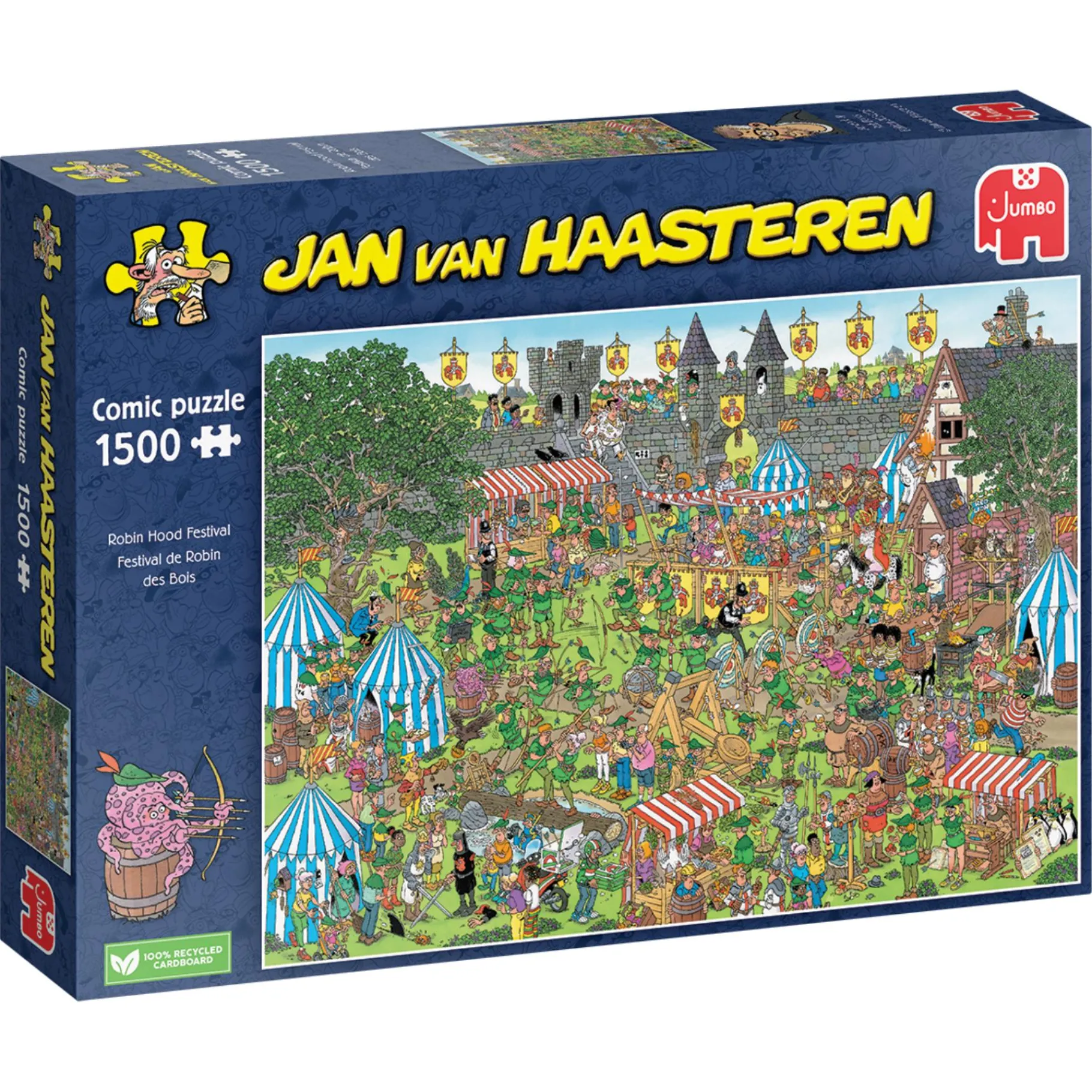 Legpuzzels>Jumbo Jan Van Haasteren puzzel Robin Hood festival 1500 stukjes