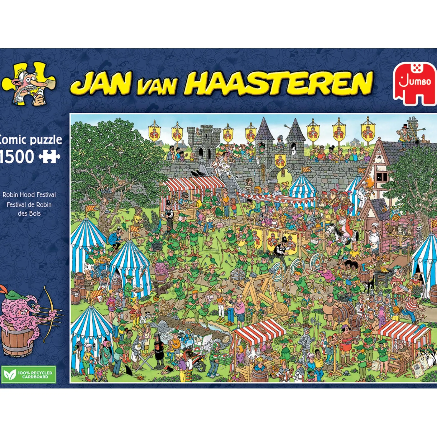 Legpuzzels>Jumbo Jan Van Haasteren puzzel Robin Hood festival 1500 stukjes