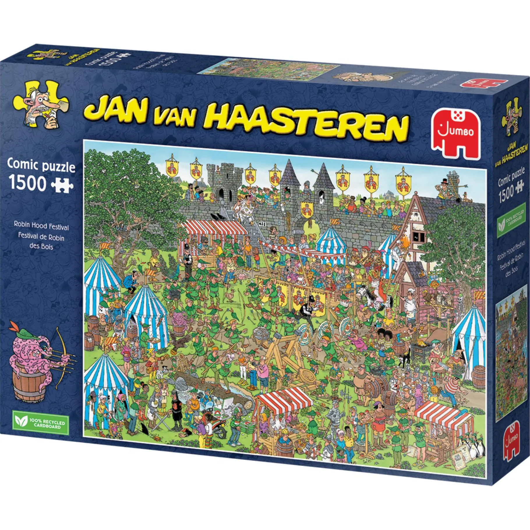 Legpuzzels>Jumbo Jan Van Haasteren puzzel Robin Hood festival 1500 stukjes