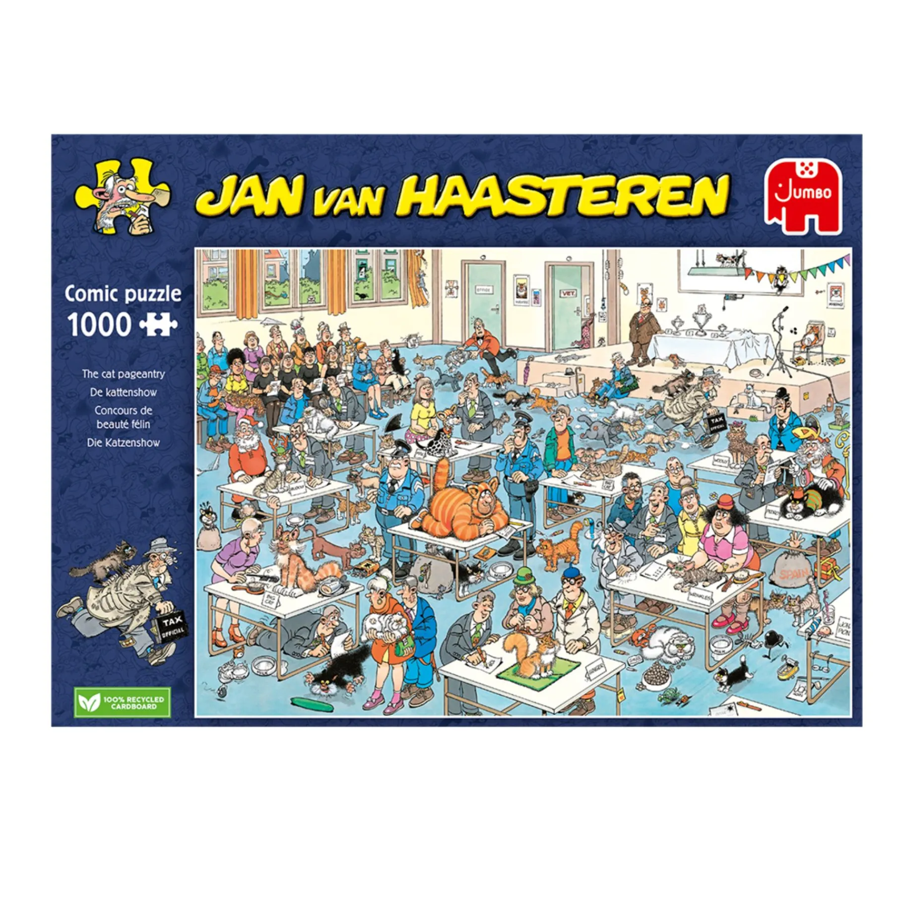 Legpuzzels>Jumbo Jan Van Haasteren Puzzel Kattenshow 1000 Stukjes