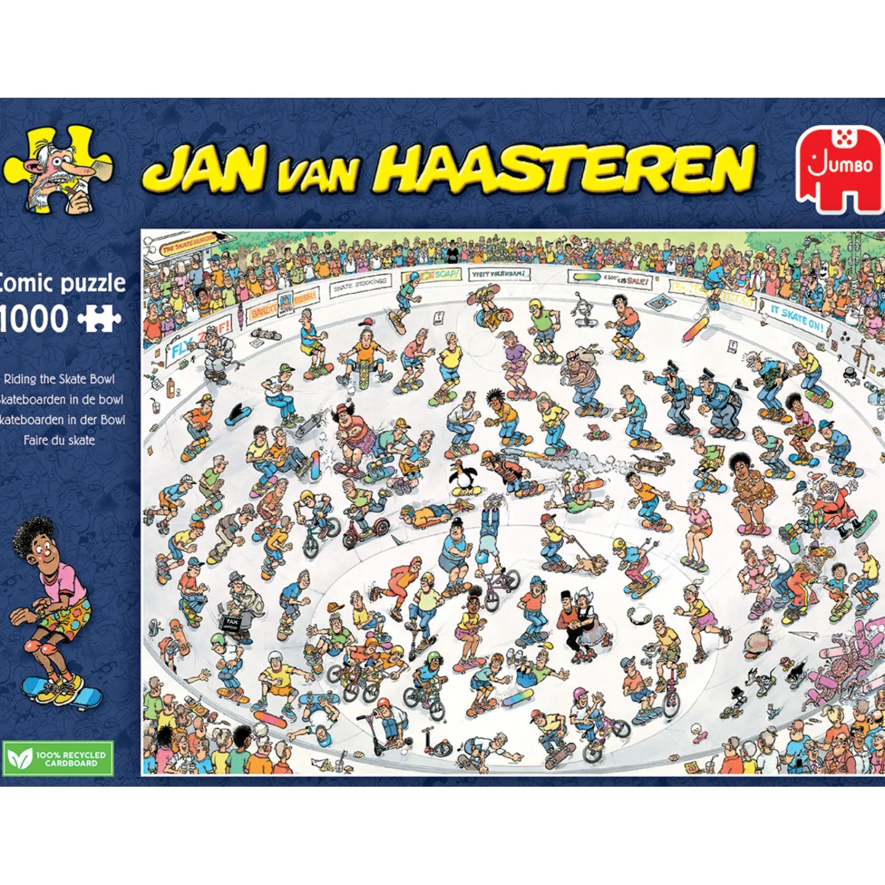 Legpuzzels>Jumbo Jan Van Haasteren Skatebowl 1000 stukjes