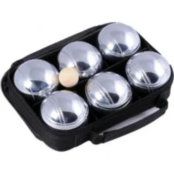 Buitenspellen> Jeu De Boule set 6 ballen in een zwarte tas