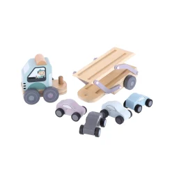 Voertuigen|Baby Voertuigen>Jipy Autotransporter Hout Uni