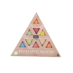 Babyspeelgoed></noscript>Jipy bioplastic 9 zachte blokken driehoek