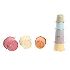 Badspeelgoed></noscript>Jipy bioplastic Deluxe Giftset stapeltoren bad  stapelbekertjes en speel ratelbal 3 delig