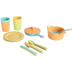 Meisjes|Servies>Jipy bioplastic Speelgoed Pannenset 25-delig