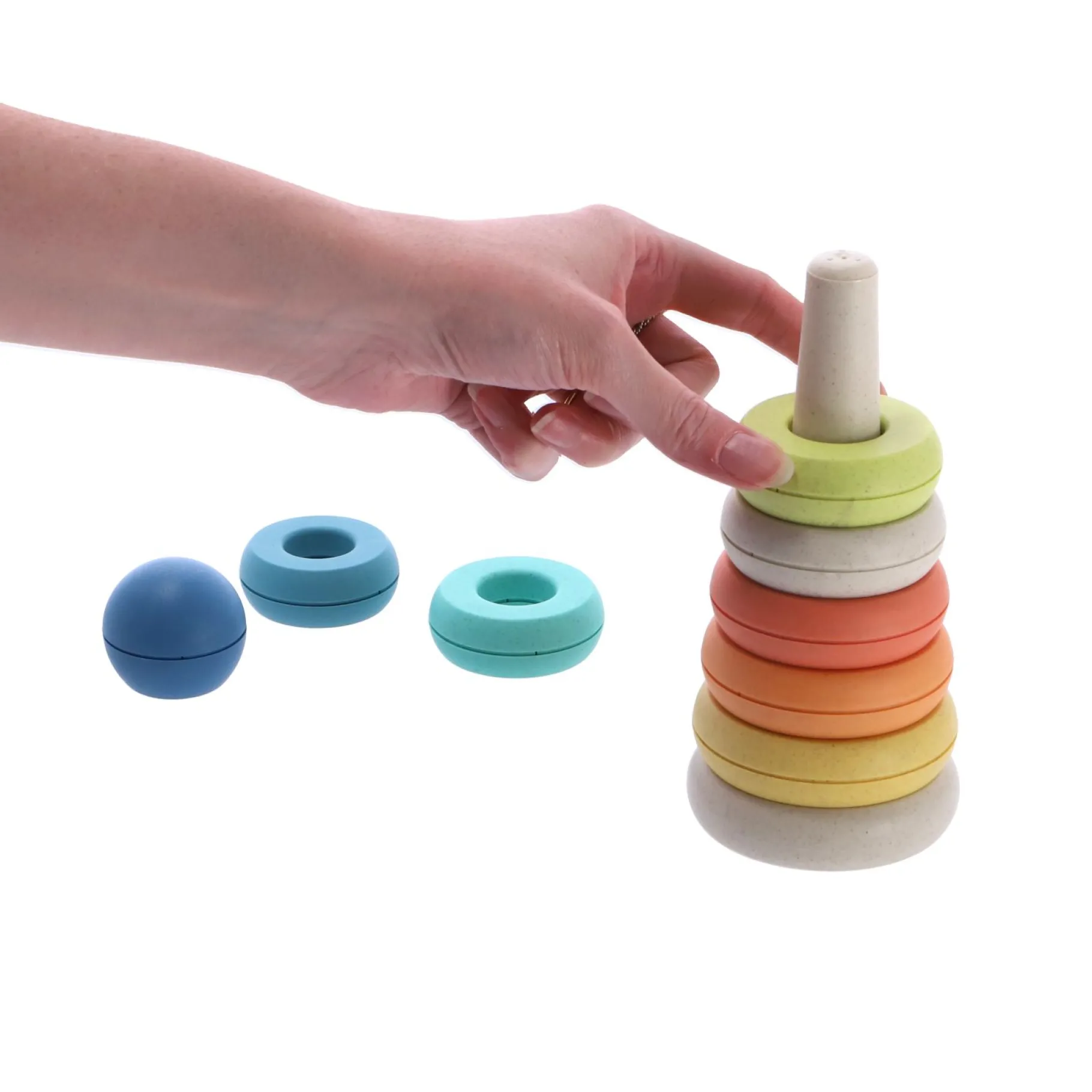 Stapeltorens>Jipy bioplastic Speelgoed Stapeltoren