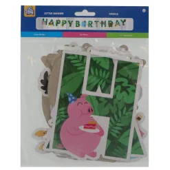 Feestartikelen> Jungle Thema Letterbanner