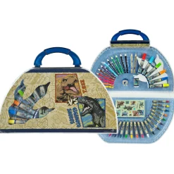 Tekenen / Kleuren> Jurassic World Kleurkoffer 51-delig