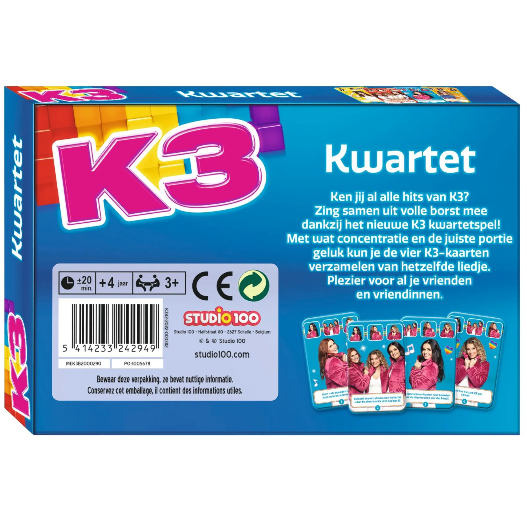 Kwartet>Studio 100 K3 Kwartet Met Julia