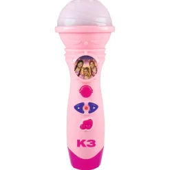 Speelgoedmicrofoons>Studio 100 K3 Microfoon Met Stemopname Roze