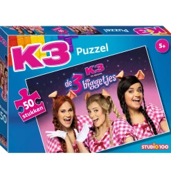 Legpuzzels>Studio 100 K3 Puzzel 3 Biggetjes 50 stukjes