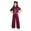 Verkleden|Meisjes>Studio 100 K3 Verkleedkleding Outfit Broekpak Glitter Roze  3-5 Jaar