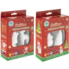 Gips> Kerst gipsset 2 figuren 7 cm 2 assorti