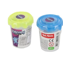 Jongens|Wetenschapsspellen> Kidscovery wetenschap slijm shake confetti 6 assorti
