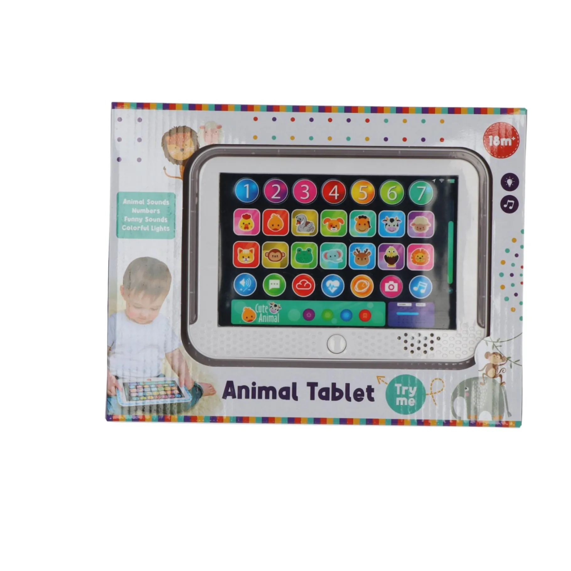 Kindertablets> Kinder tablet dieren met geluid