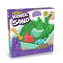 Speelzand|Speelmais>Spinmaster Kinetic Sand Sand Box Green