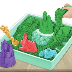 Speelzand|Speelmais>Spinmaster Kinetic Sand Sand Box Green