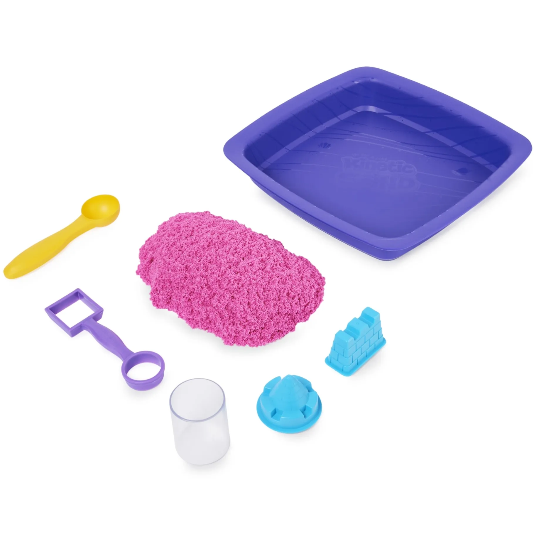Speelzand|Speelmais>Spinmaster Kinetic Sand Sparkling Sandcastle Pink