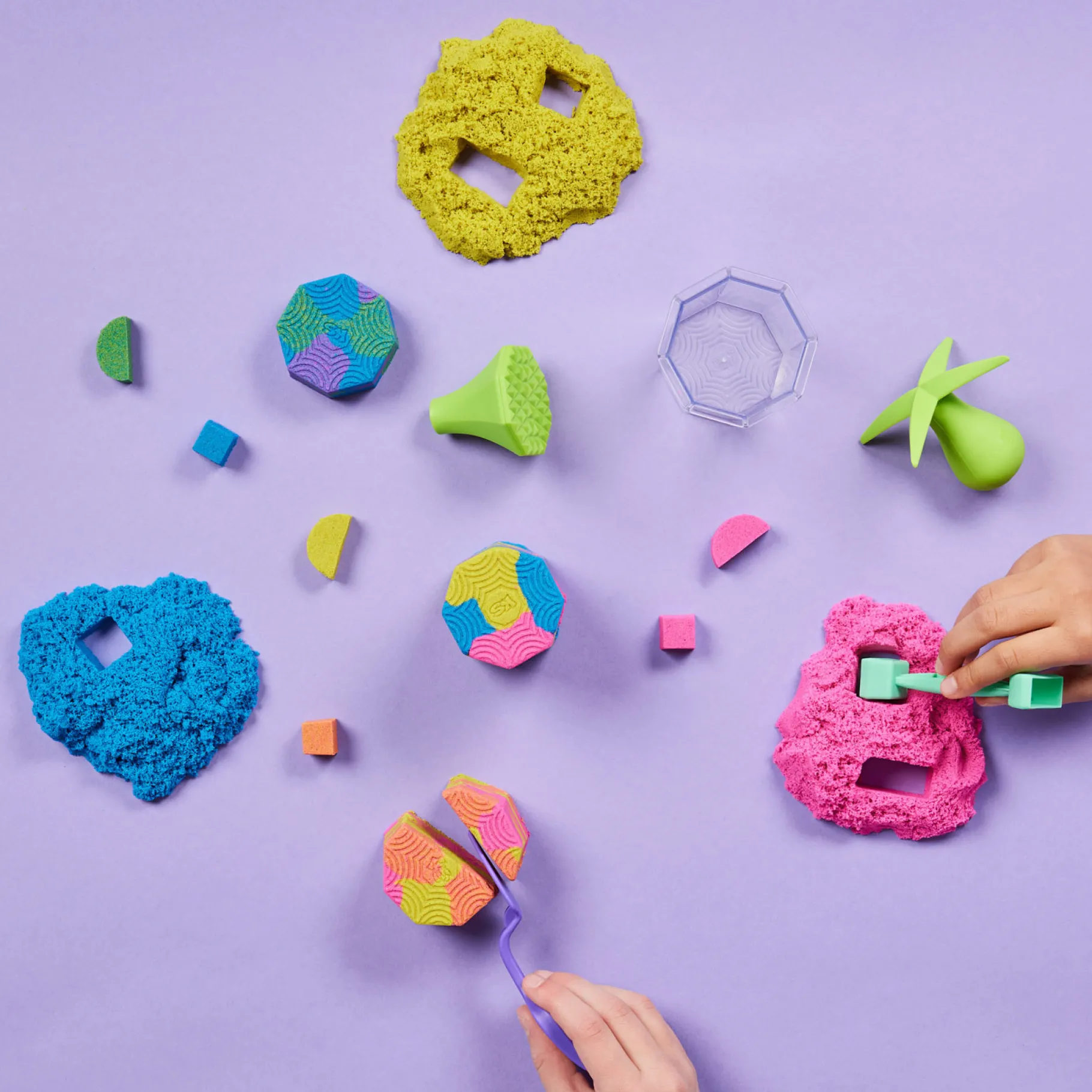 Speelzand|Speelmais>Spinmaster Kinetic Sand Squish N' Create
