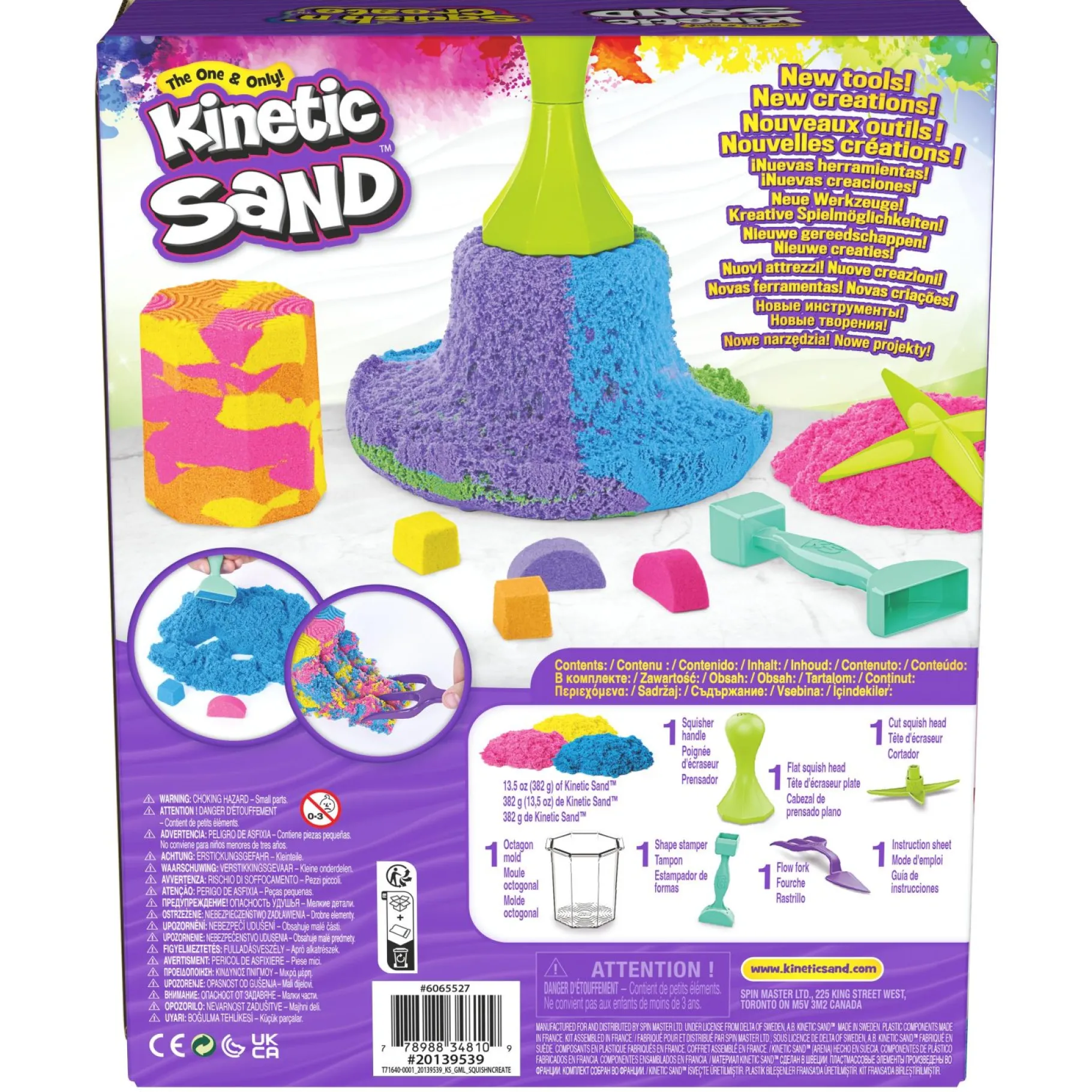 Speelzand|Speelmais>Spinmaster Kinetic Sand Squish N' Create