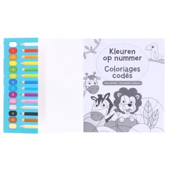Kleurboeken> Kleuren Op Nummer Dieren