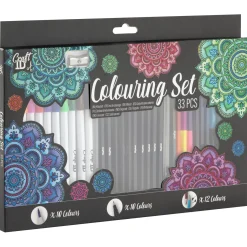Tekenen / Kleuren> Kleurset proffesioneel compleet 33 pcs 37,5x24 cm