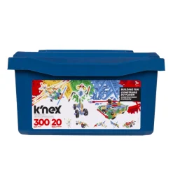 Jongens|Bouwstenen>K'nex Classics 300 Stuks Building Set Blue Tub
