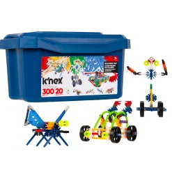 Jongens|Bouwstenen>K'nex Classics 300 Stuks Building Set Blue Tub