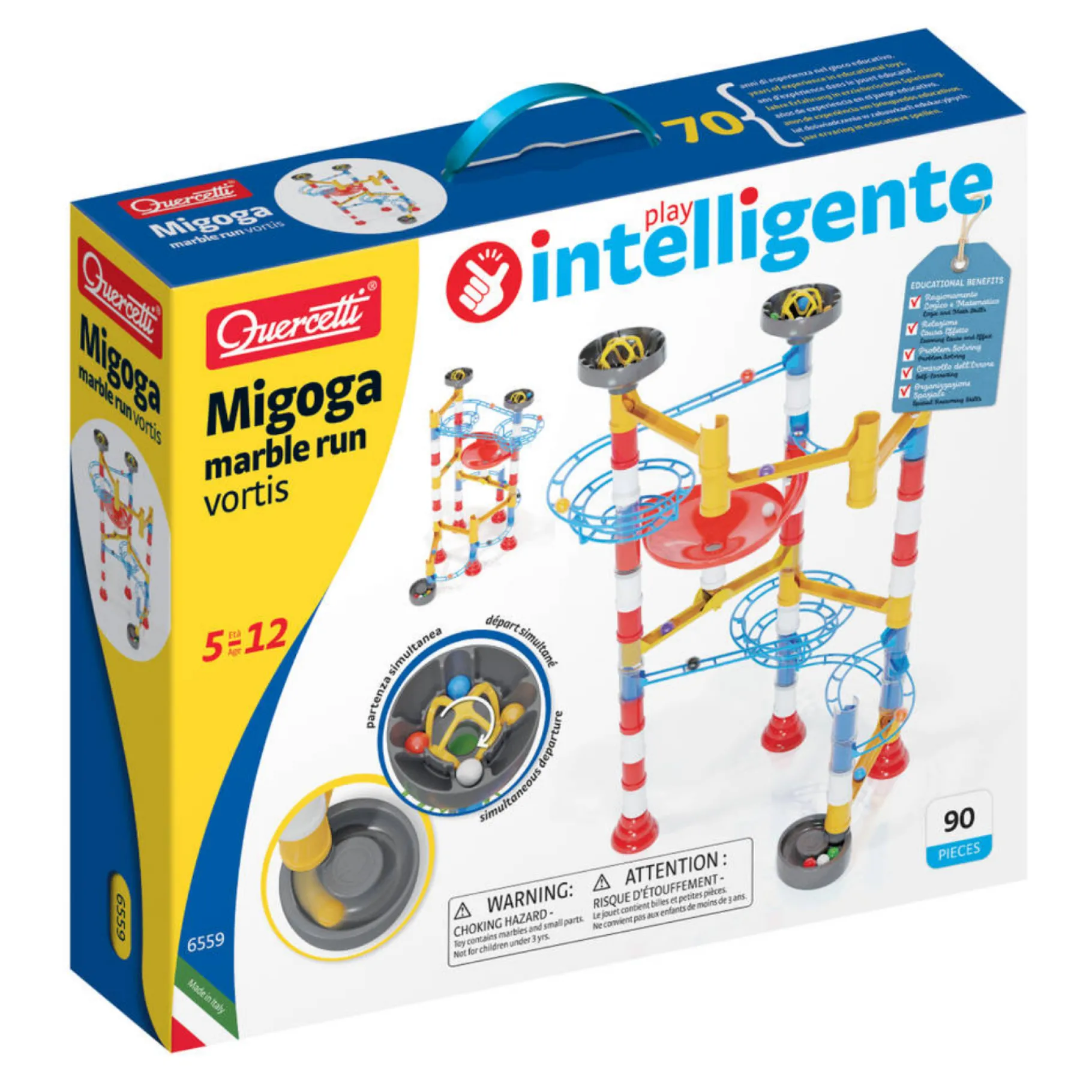 Knikkerbanen>Quercetti Knikkerbaan 90 Delig Vortis