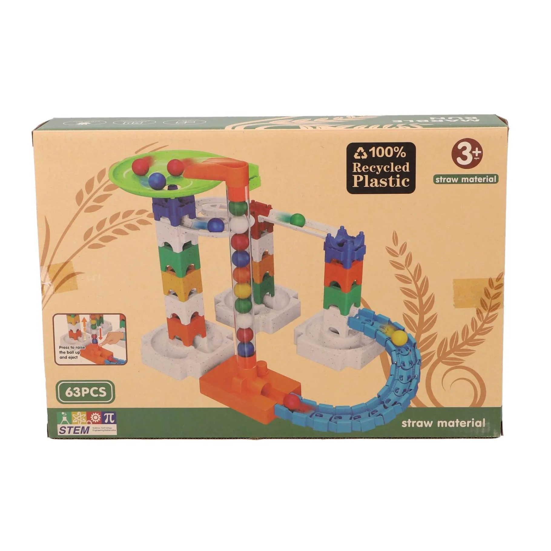 Knikkerbanen> Knikkerbaan 63-delig