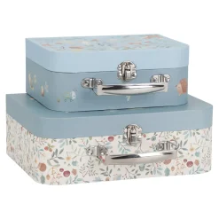 Babyspeelgoed> Kofferset Forest Friends Blue