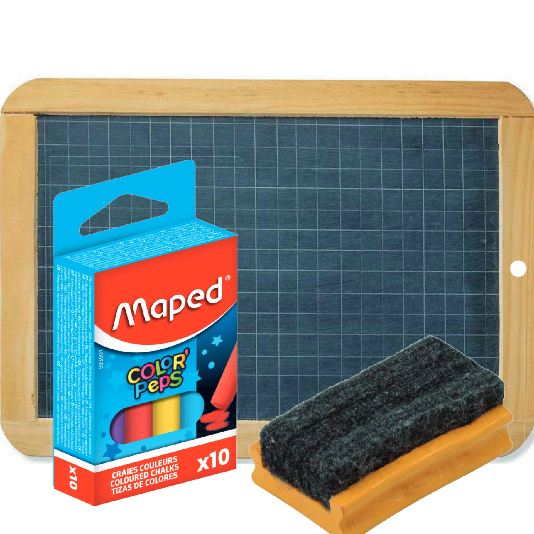 Schoolborden>Maped Krijtbord Lei Set