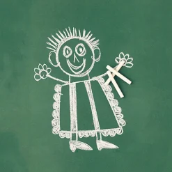 Schoolborden>Ses Krijtjes Wit 12 Stuks