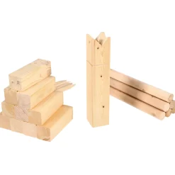Buitenspellen></noscript> Kubb spel groot hout fsc