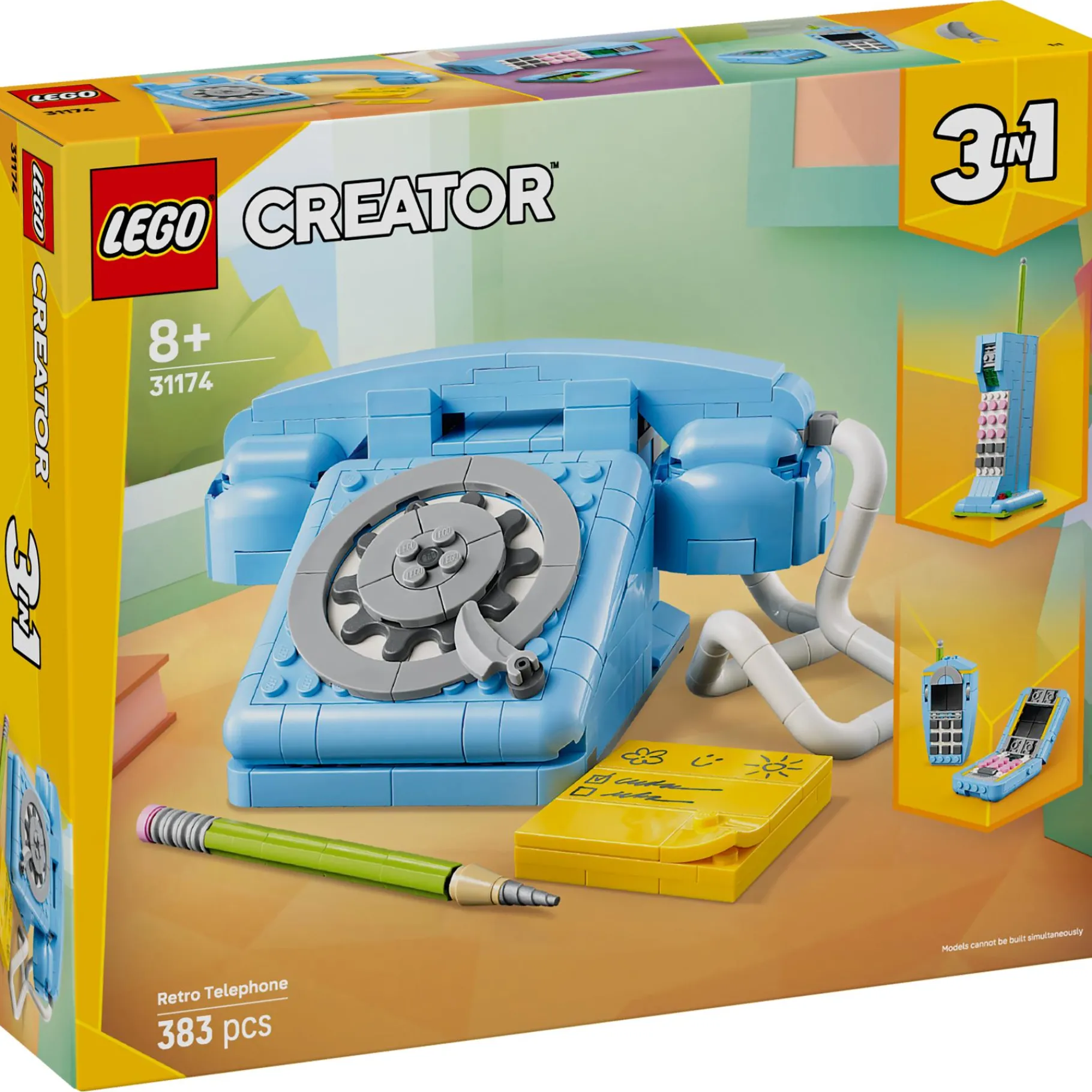 Bouwstenen|Jongens>LEGO 31174 Creator Retro Telefoon