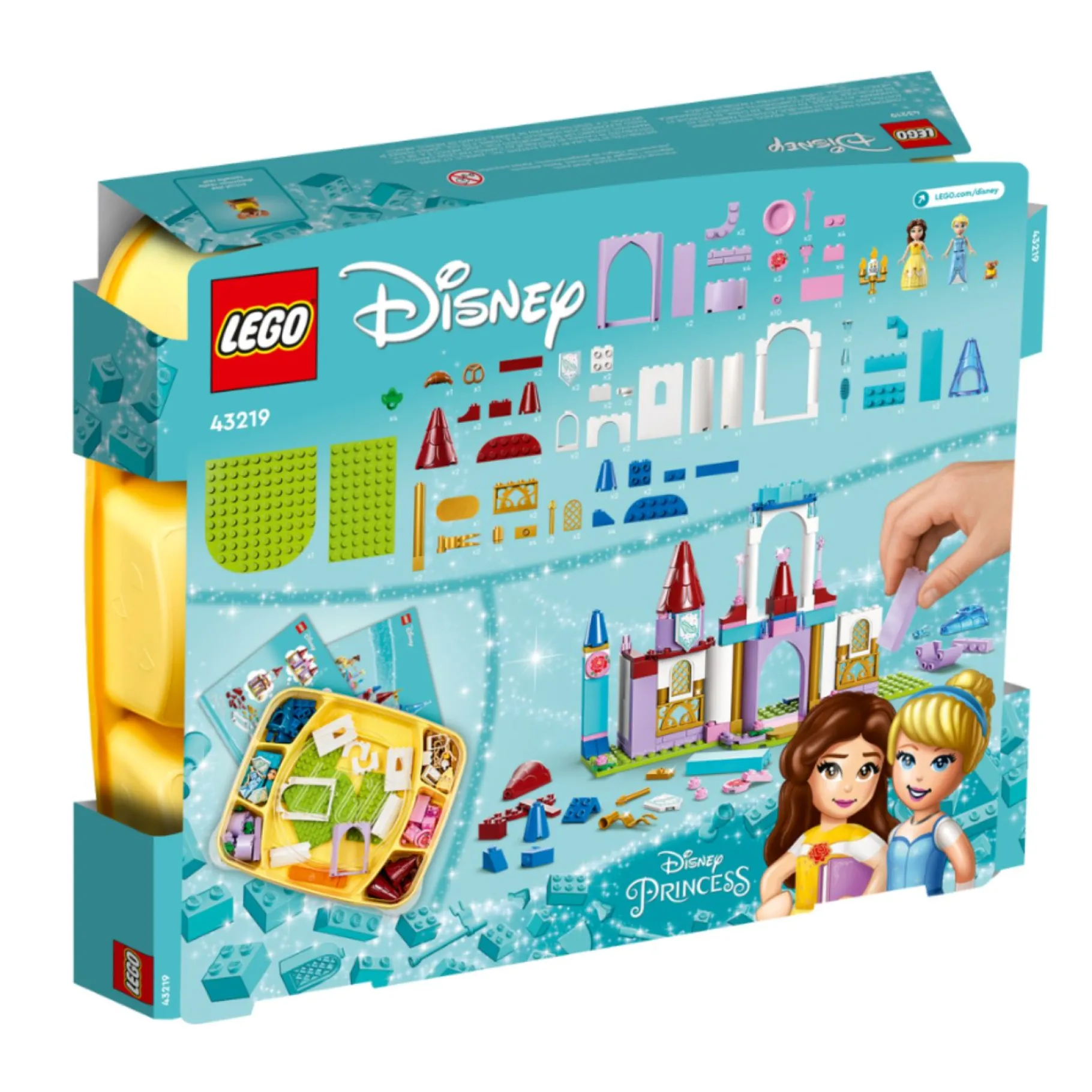 Bouwpakketten|Jongens>LEGO 43219 Disney Princess creatieve kastelen