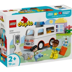 Bouwstenen>LEGO 10447 DUPLO Ambulance met chauffeur