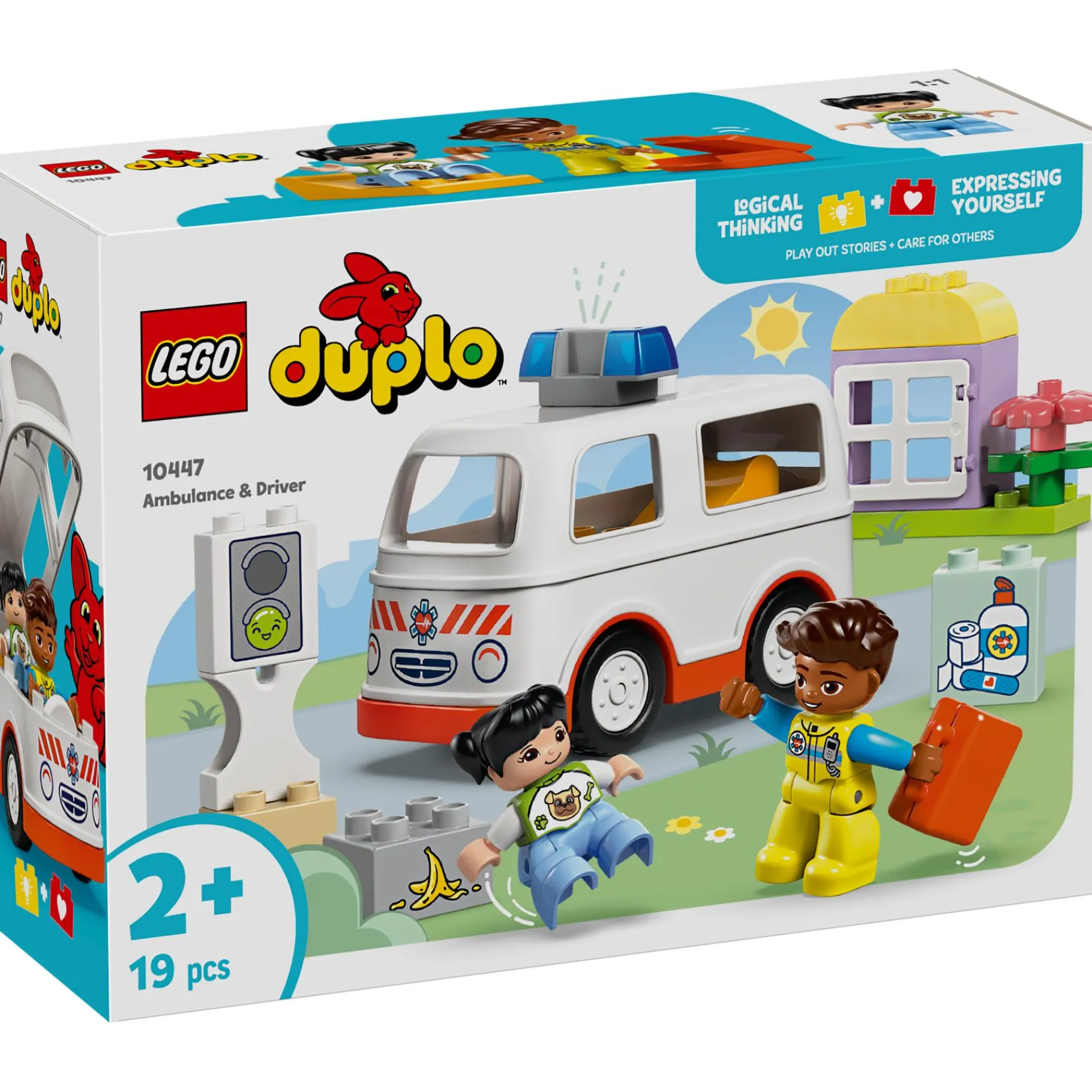 Bouwstenen>LEGO 10447 DUPLO Ambulance met chauffeur