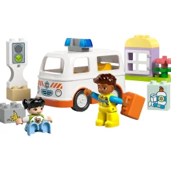 Bouwstenen>LEGO 10447 DUPLO Ambulance met chauffeur