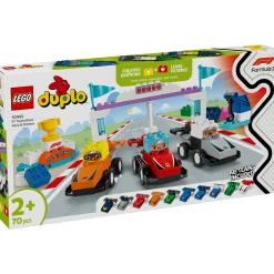 Bouwstenen|Jongens>LEGO 10445 DUPLO F1 team racewagens en coureurs