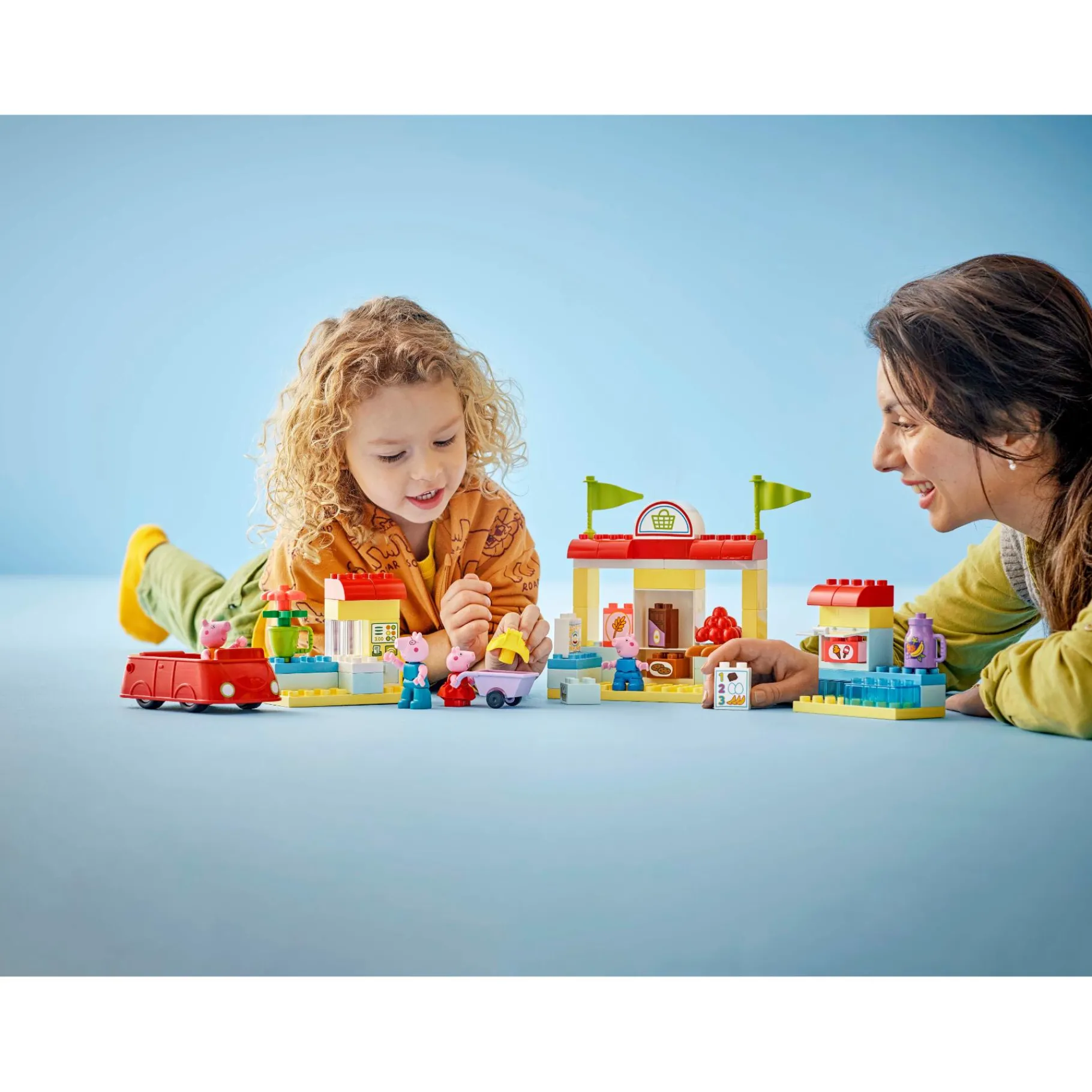 Bouwstenen>LEGO 10434 DUPLO Peppa Big supermarkt