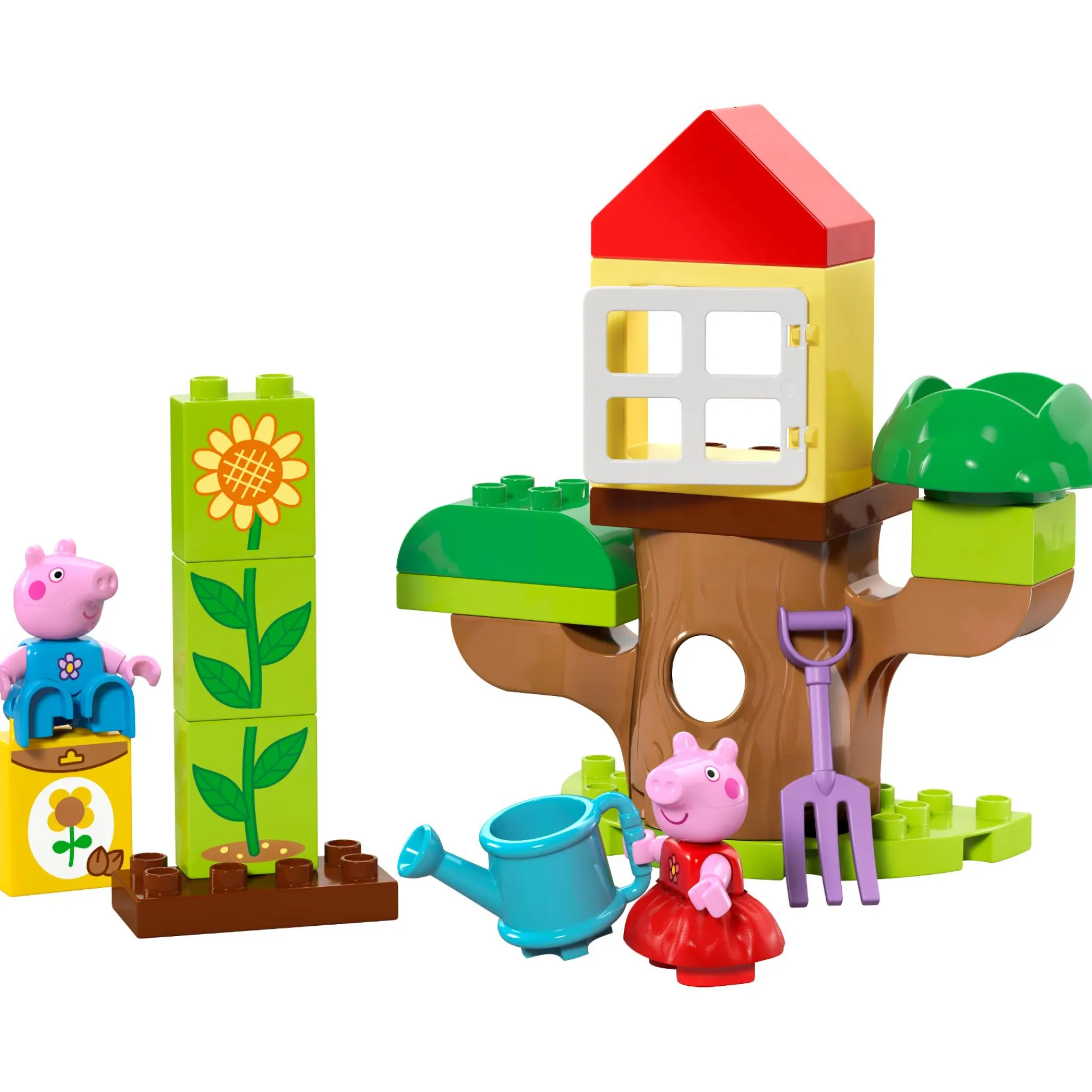 Bouwstenen|Jongens>LEGO 10431 Duplo Peppa Big tuin en boomhut