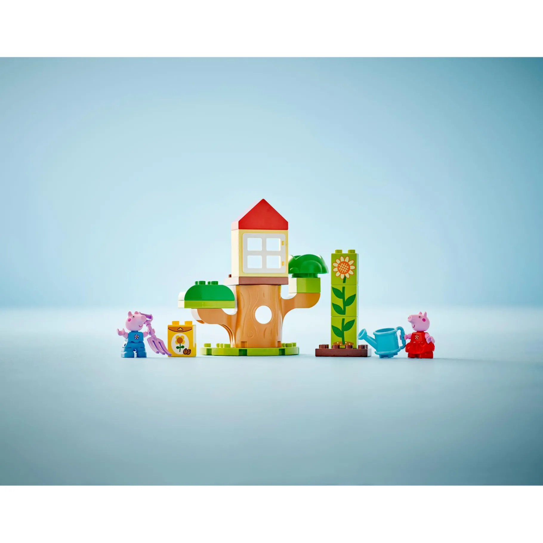 Bouwstenen|Jongens>LEGO 10431 Duplo Peppa Big tuin en boomhut