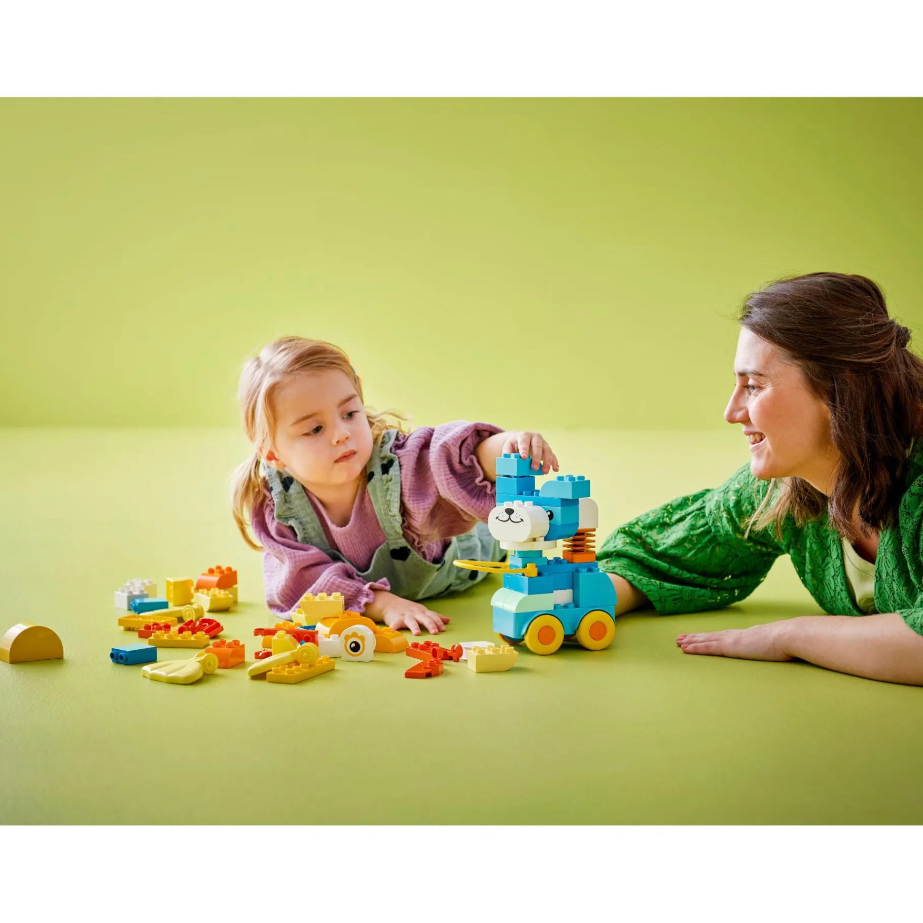 Bouwstenen|Jongens>LEGO 10448 DUPLO Town 3-in-1 dieren op wielen