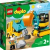 Bouwstenen|Jongens>LEGO 10931 DUPLO Truck & Graafmachine met rupsbanden