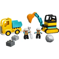 Bouwstenen|Jongens>LEGO 10931 DUPLO Truck & Graafmachine met rupsbanden