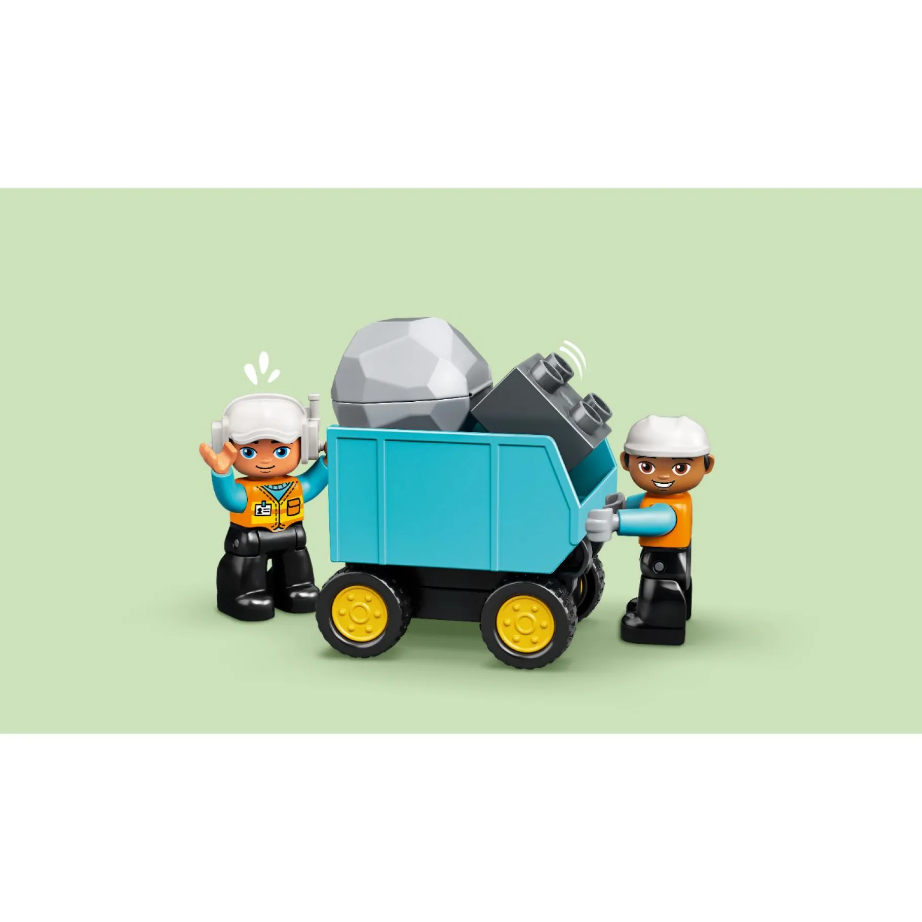 Bouwstenen|Jongens>LEGO 10931 DUPLO Truck & Graafmachine met rupsbanden